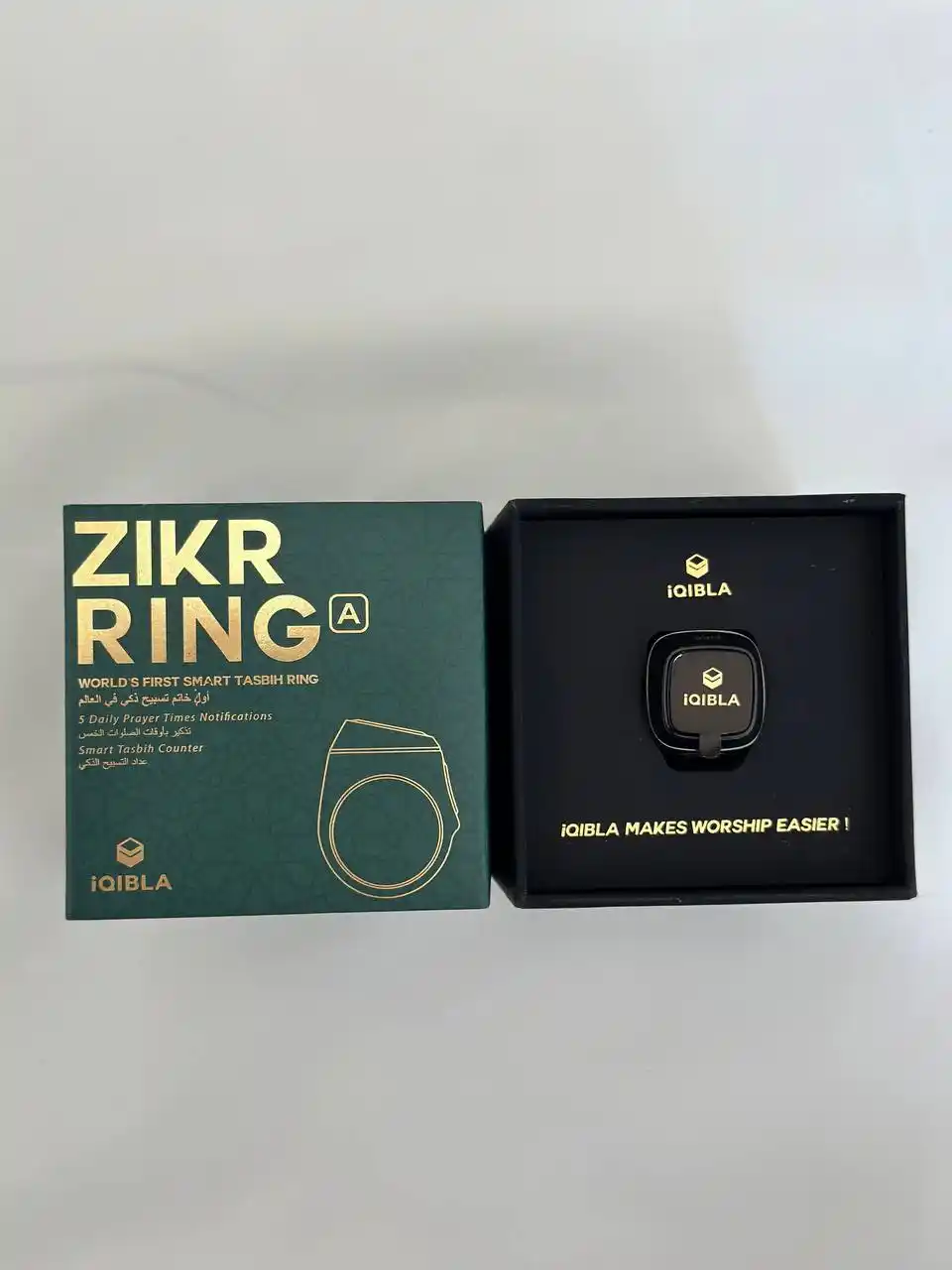 Elektr tasbeh Zikr Ring Metall UMEOX iQIBLA, zikr va istig'for uchun