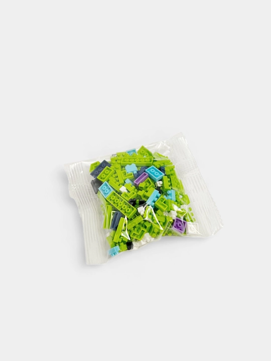 3D blokli konstruktor, mini lego, bolalar va kattalar uchun jumboq, haykalchalar