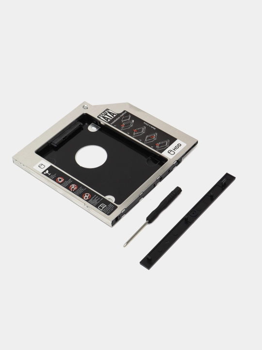 Универсальный HDD Caddy 2.5 для установки в ноутбук и жесткий диск, 9.5-12.7 мм