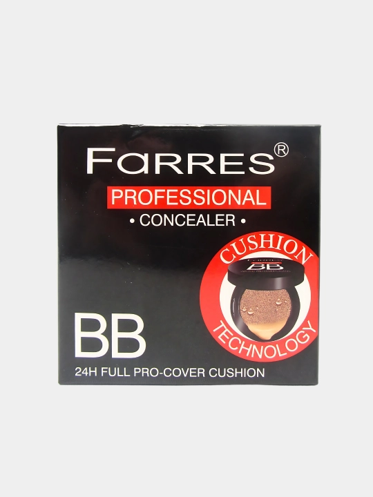 Tональный крем корректор cushion, для макияжа лица ВВ, "Farres"