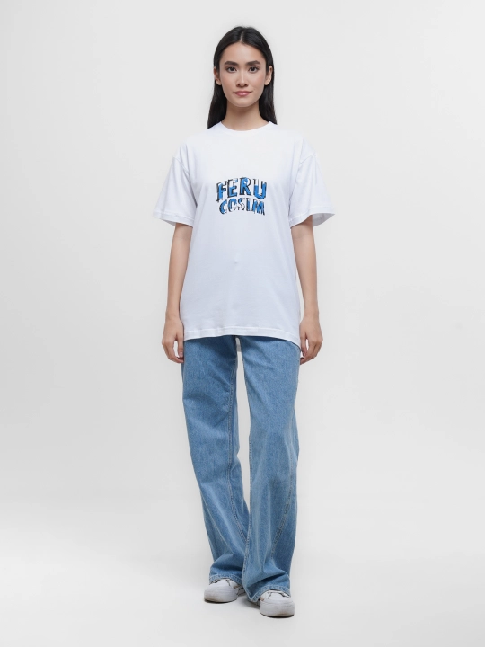 Futbolka unisex oversize FERUCOSIM, ayollar va erkaklar uchun