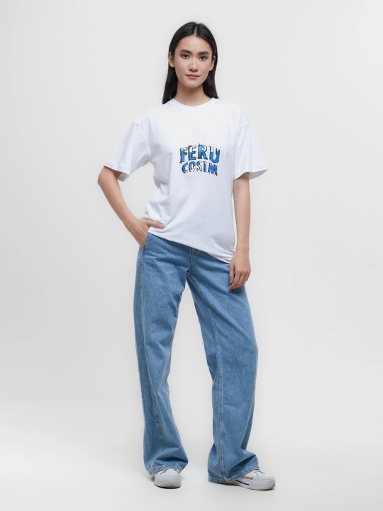 Futbolka unisex oversize FERUCOSIM, ayollar va erkaklar uchun