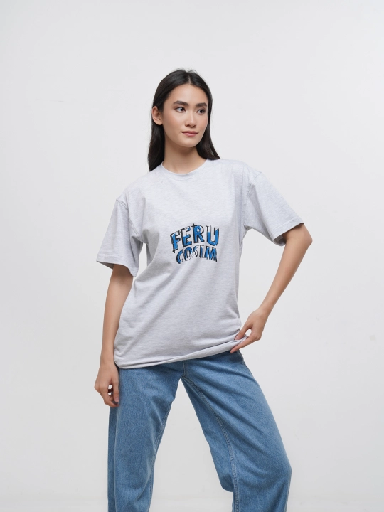 Futbolka unisex oversize FERUCOSIM, ayollar va erkaklar uchun