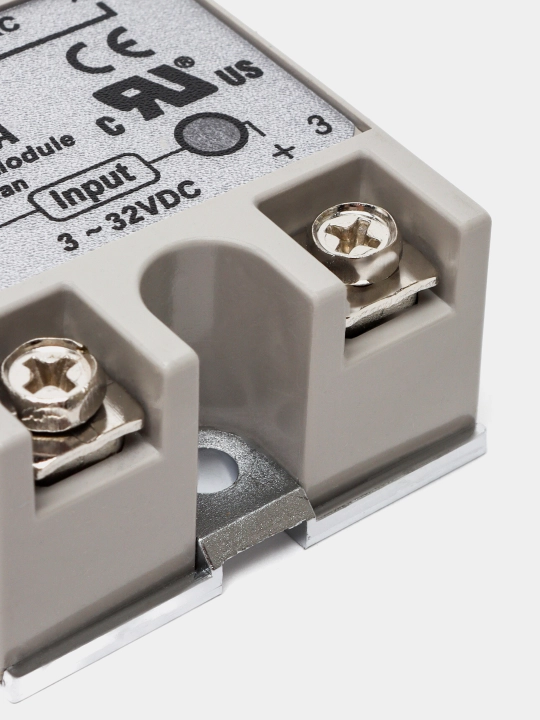 Модуль твердотельного реле 24V-380V SSR-40DA 40A 3-32V DC-AC