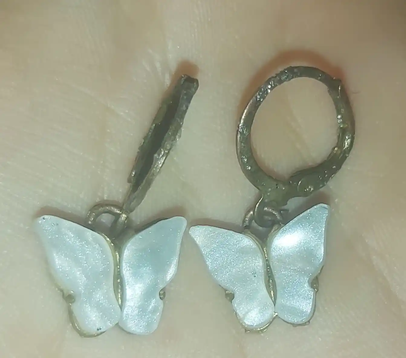 Серьги женские с бабочками