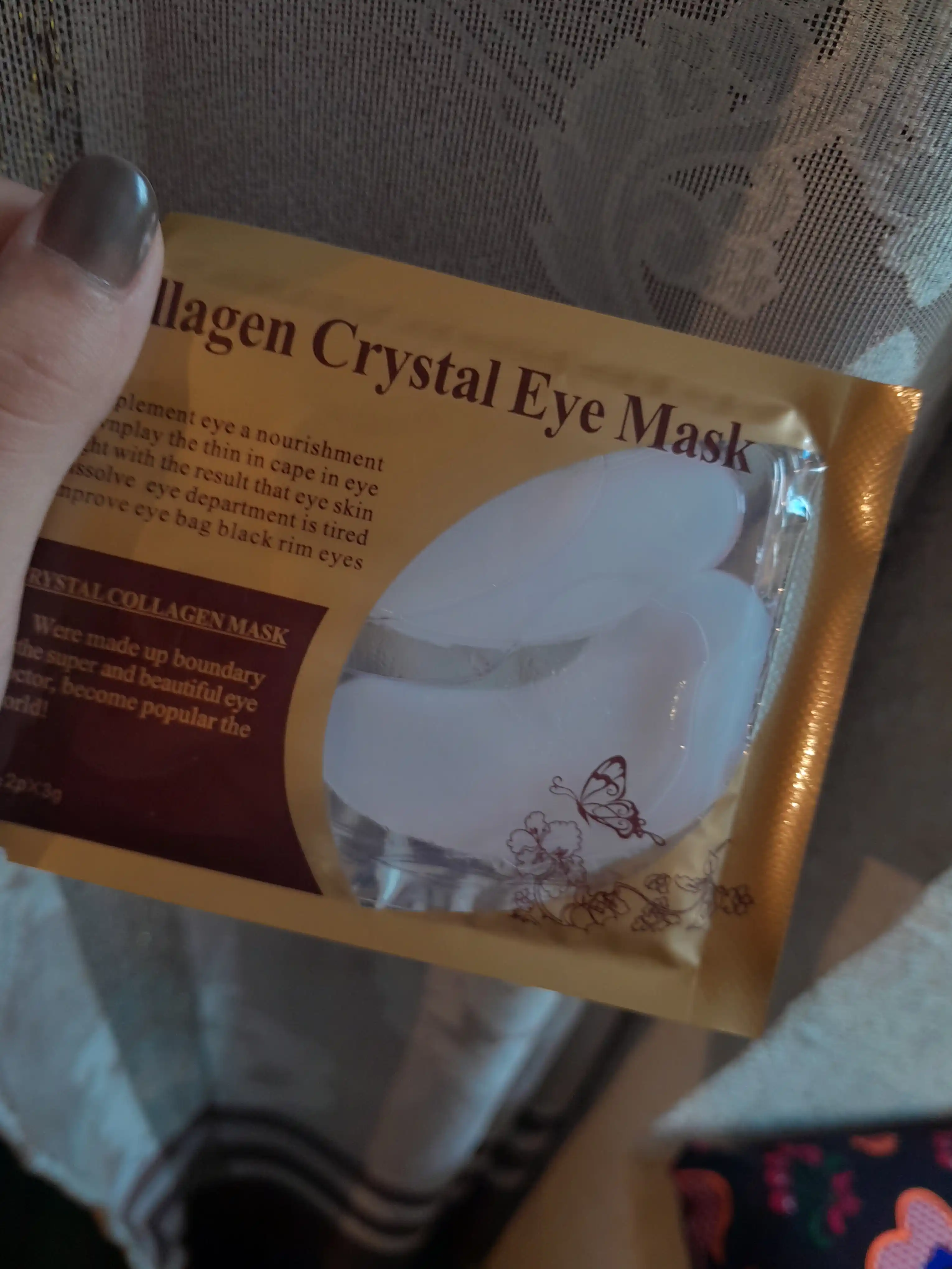 Патчи коллагеновые для глаз Collagen Crystal Eye Mask, гидрогелиевые