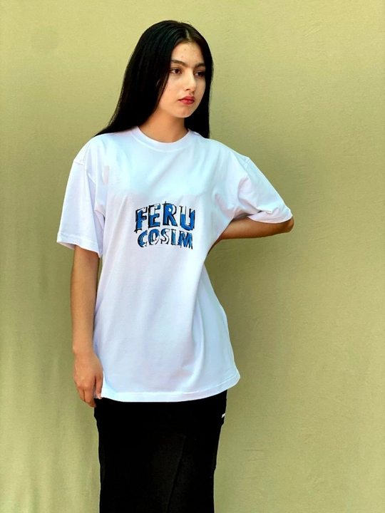 Futbolka unisex oversize FERUCOSIM, ayollar va erkaklar uchun