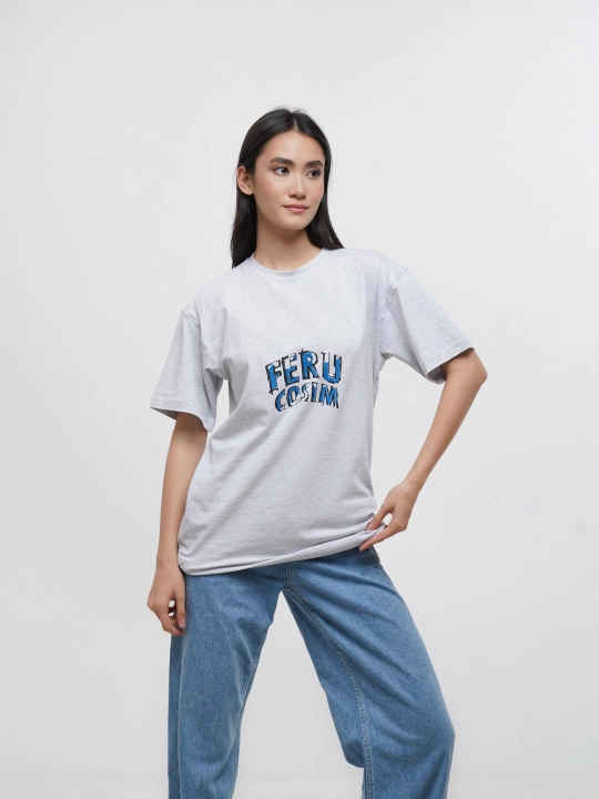 Futbolka unisex oversize FERUCOSIM, ayollar va erkaklar uchun