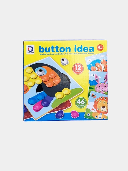 Tugmachali mozaika Button idea, 12 ta trafaret