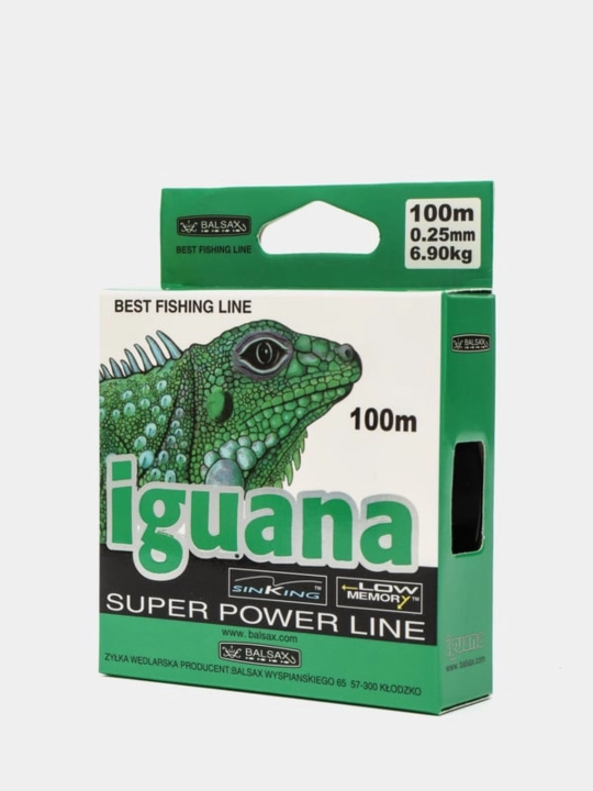 Balsax Iguana sinking leska 100m fider donka va poplavok uchun
