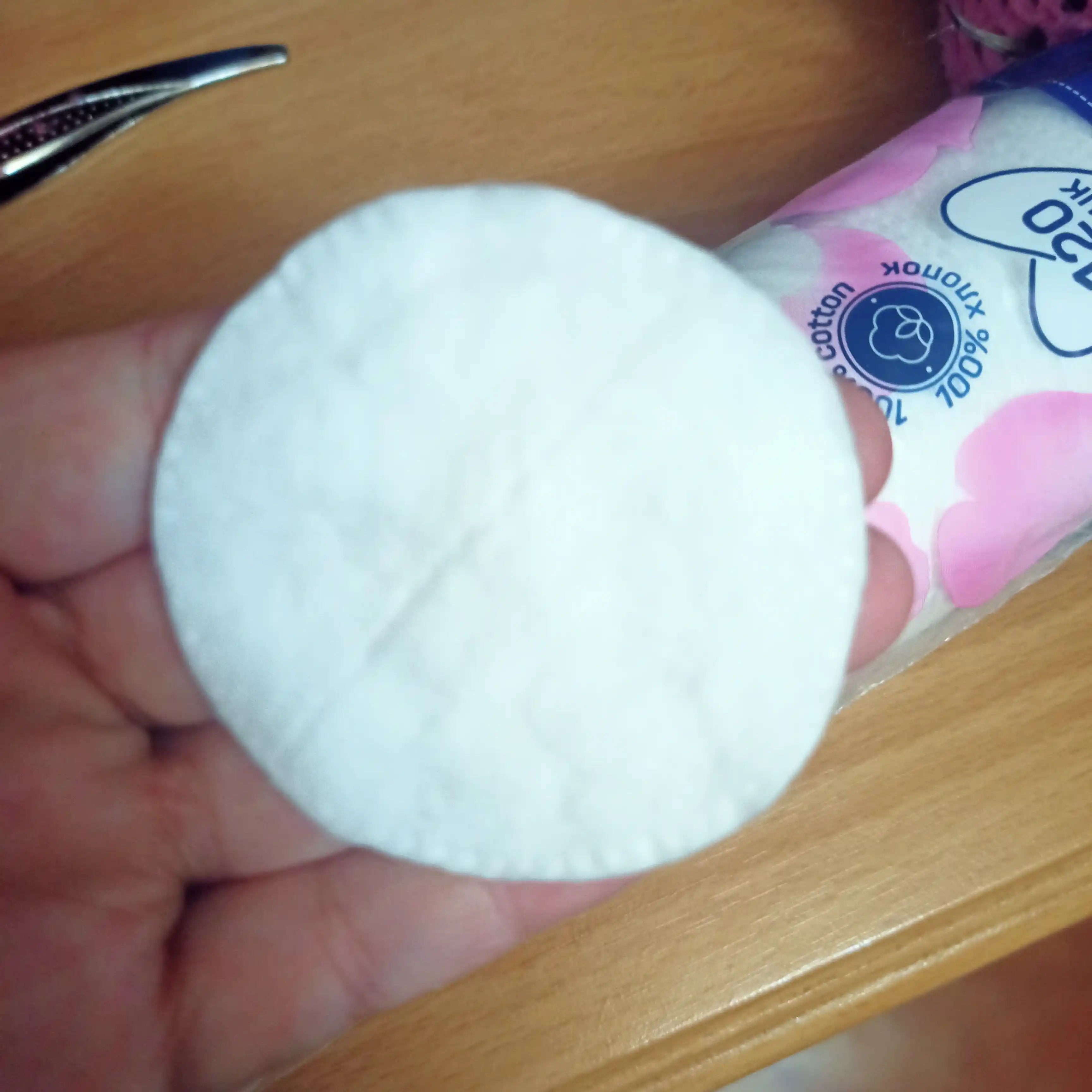 Paxta yostiqchalari Aura Beauty Cotton Pads, 120 dona