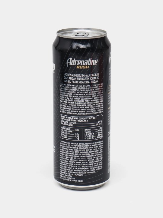 Energetik ichimlik Adrenalin Rush, 449 ml