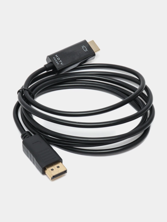 Кабель c Display Port на HDMI, FullHD, 2К, 4К, 1.8 м