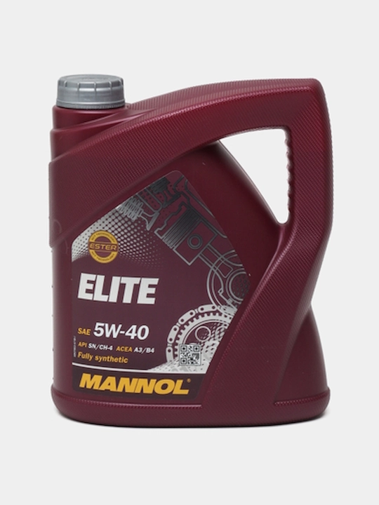 Синтетическое моторное масло Mannol ELITE 5w40 API SN/CF, 4 л - 