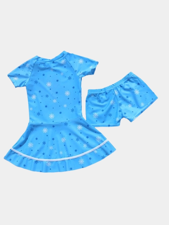 Qizlar uchun cho'milish kiyimi, XL-110 sm, XXL-120 sm, XXXL-130 sm,4xl 140 sm