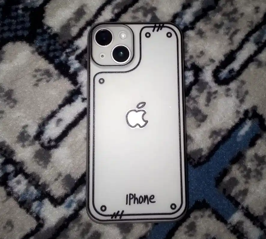 Yupqa matli silikon g'ilof, iPhone 12, 13, 14, 15, 16 Pro, ProMax uchun