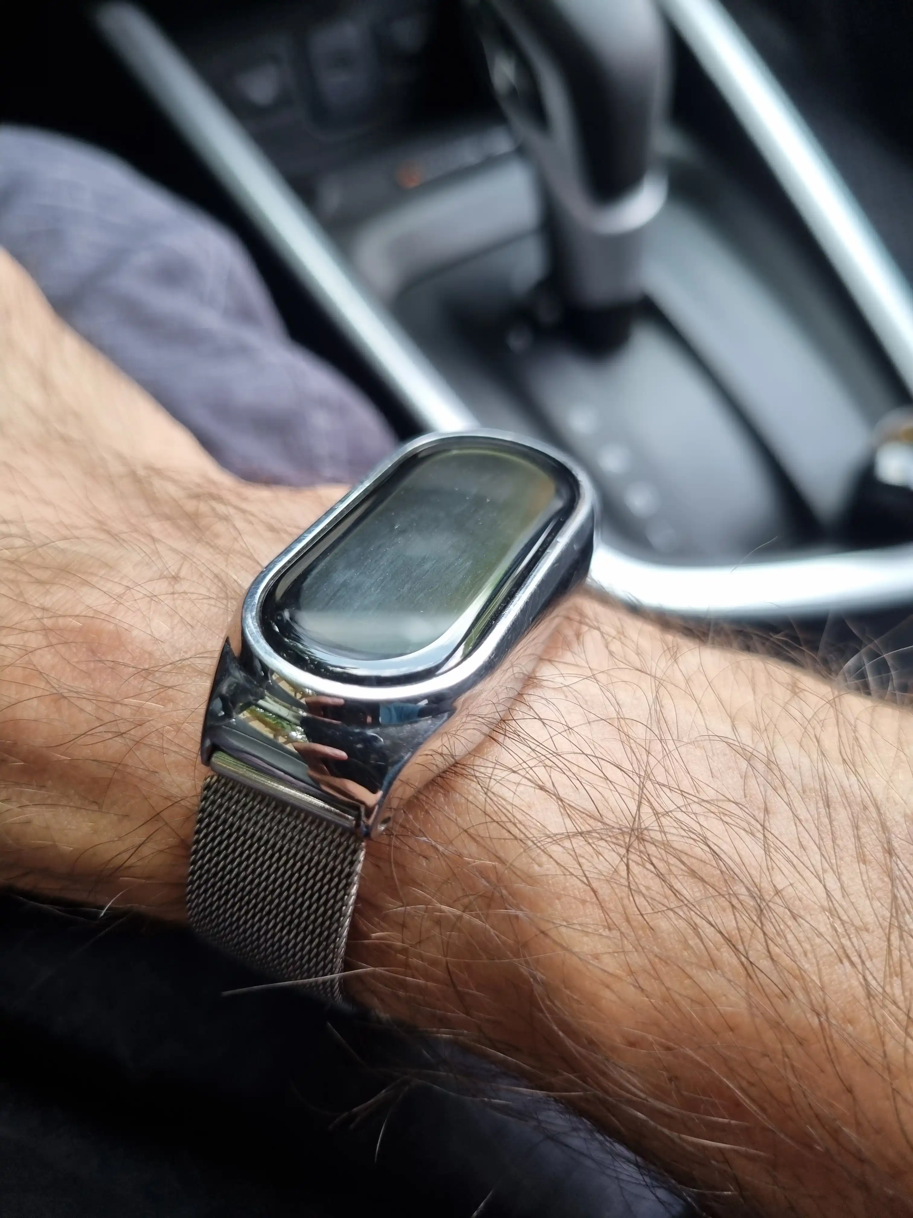 Ремешок для Xiaomi Mi Band 3/4/5/6/7/8, металлический, миланская петля