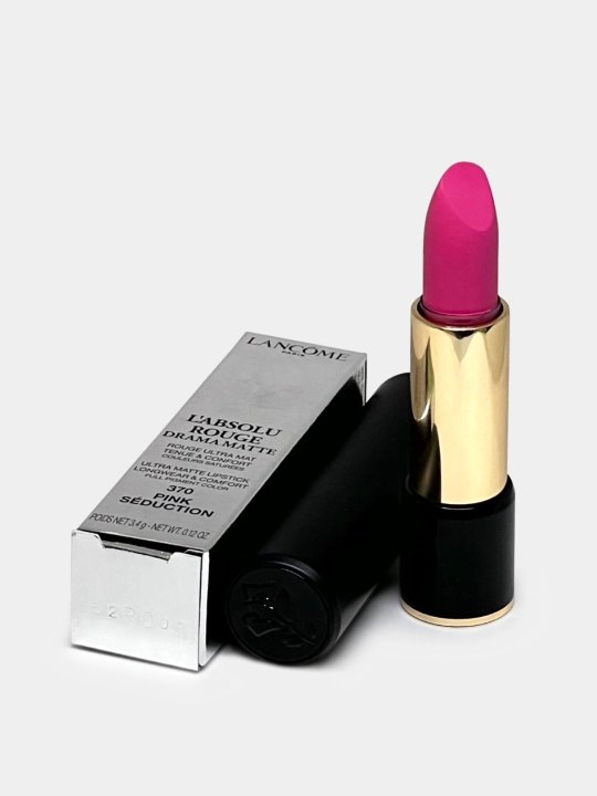 Mat lab bo'yog'i LANCOME L'absolu rouge drama matte, rangi 370 pink seduction 3.4 gr