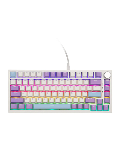 AJAZZ AK820 Type-C проводная механическая RGB клавиатура, 81 клавиш