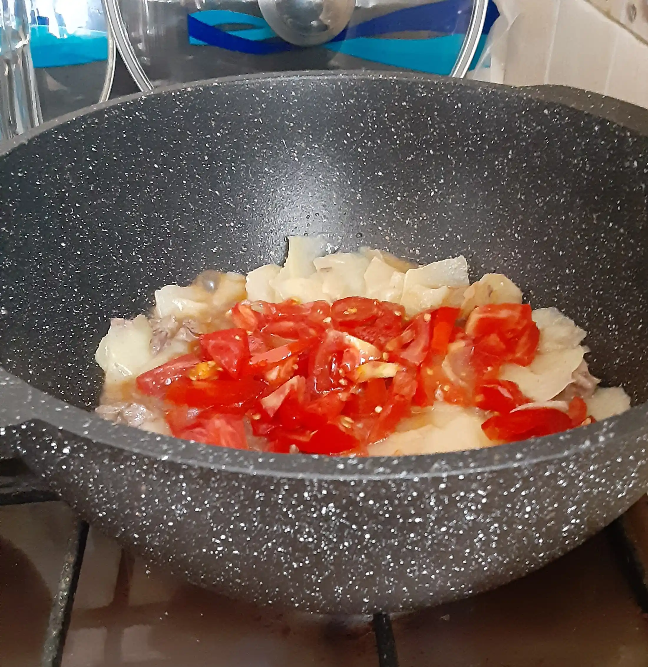Казан для плова со стеклянной крышкой, Апрель, чёрный, антипригарный
