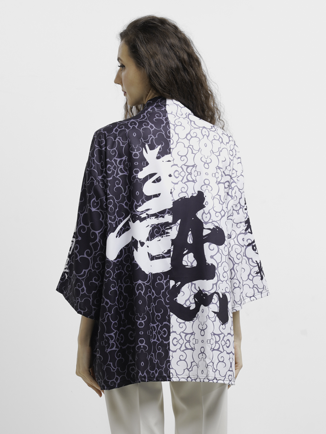 Kimono Haori ko'ylagi, uniseks, sharqona uslubda, turli bosma bilan - 