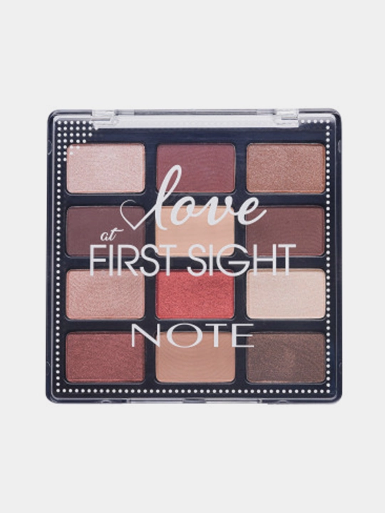 Палетка теней для век Note, Love at first sight eyeshadow palette, 202, 1.3 gx12