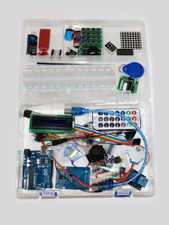 Arduino UNO DIP, стартовый RFID комплект "Arduino starter kit" 