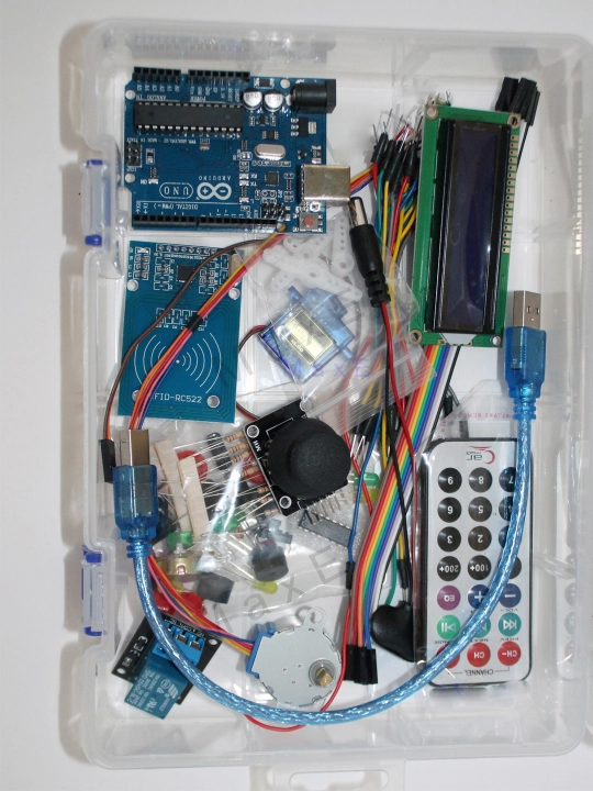 Arduino UNO DIP, стартовый RFID комплект "Arduino starter kit" 
