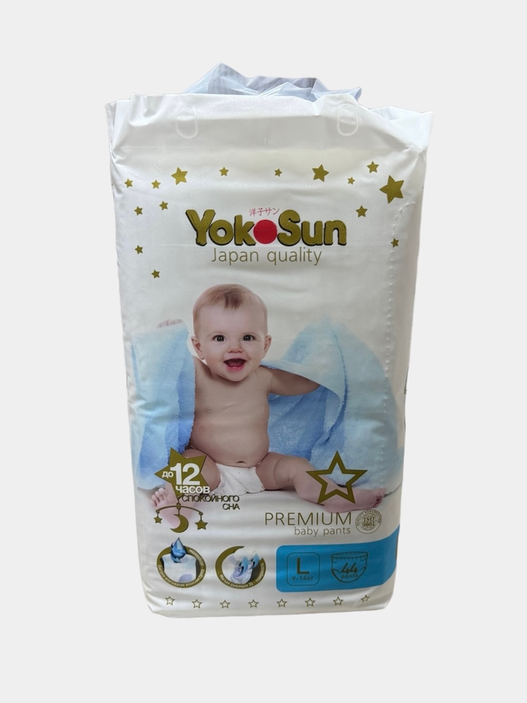 Подгузники-Трусики YokoSun Premium L (9-14 кг) 44 шт купить по низким ...