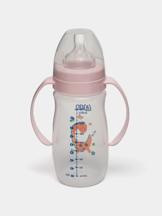 Детская бутылка для кормления Weebaby Classic, с ручками, 250 мл