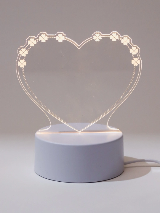 3D chiroq tungi yorug'lik LED, USB