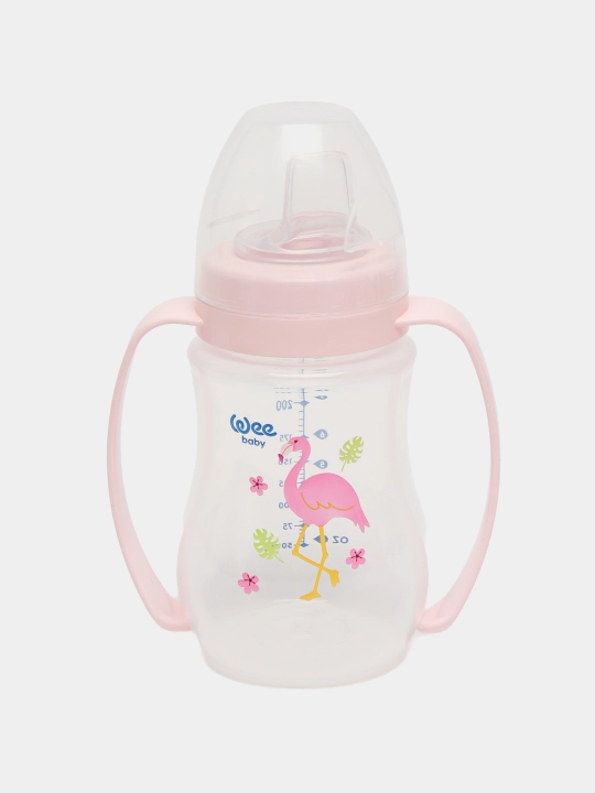 Tutqichli va yumshoq nayli chashka Wee, 250 ml - 