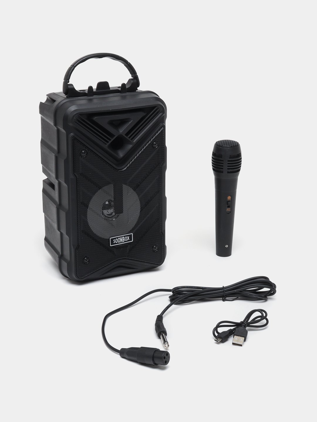 Колонка для караоке Bluetooth Soonbox S7, с FM Radio и проводным ...