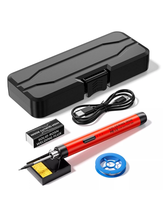 Payalnik Portativ simsiz elektr kavsharlagich USB Type-C qayta zaryadlanuvchi 3.7V 8W - 