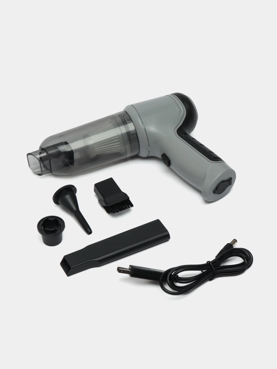 Avtomobil va uy uchun changyutgich JB-107, portativ, simsiz, 9000 PA, 3 tasi 1 da
