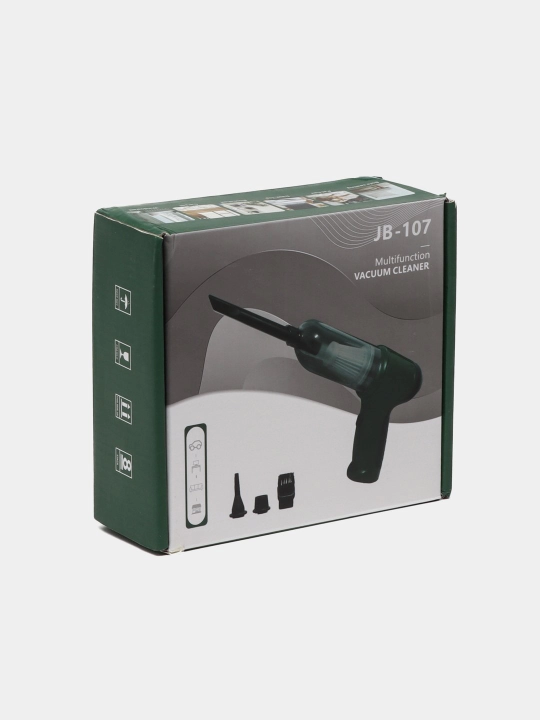 Avtomobil va uy uchun changyutgich JB-107, portativ, simsiz, 9000 PA, 3 tasi 1 da