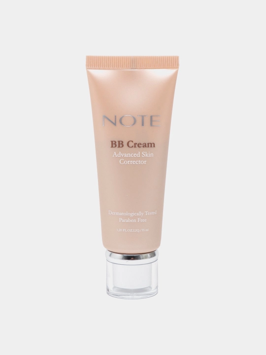Корректор для лица Note BB Cream 01 Advanced Skin Corrector SPF 15 Paraben free, 35 мл