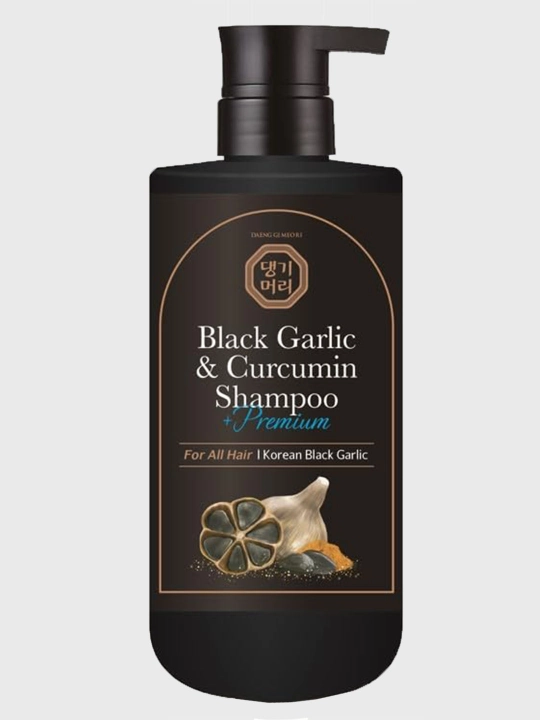 Qora sarimsoq bilan tiklovchi shampun Daeng Gi Meo Ri Black Garlic & Curcumn Shampoo, 500 ml - 