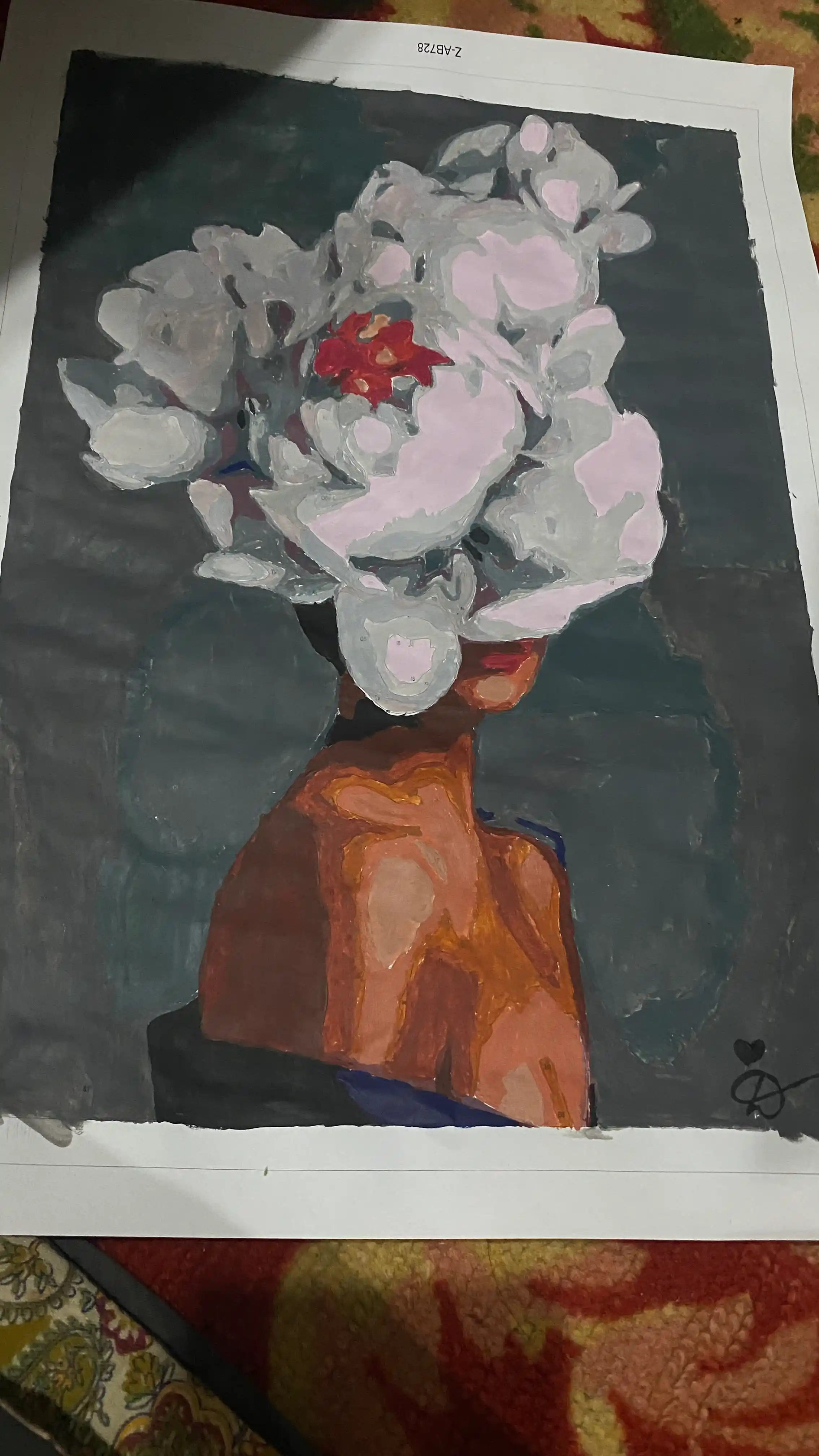 Raqamlar bo'yicha rasm chizish ARTERY, qizlar, 40 * 50 sm