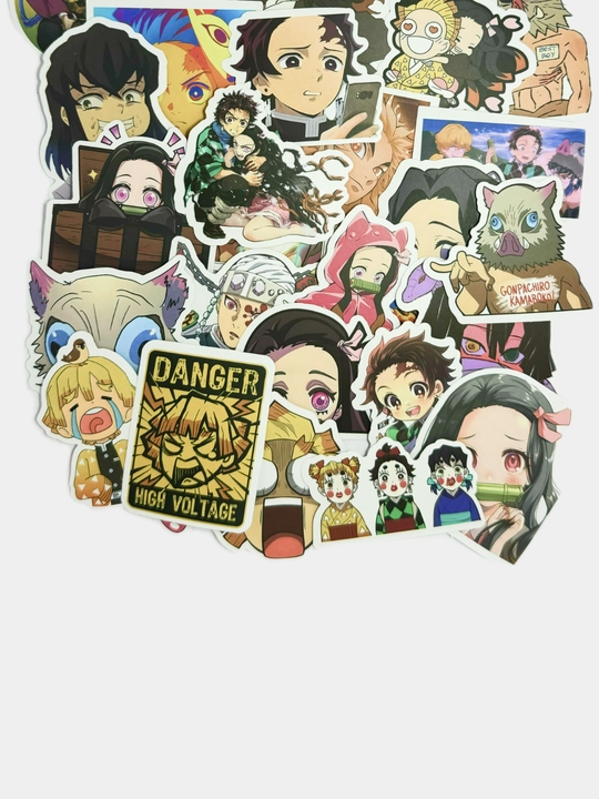 Stiker to'plami Anime Blade, Demon Slayer, 25-50 dona