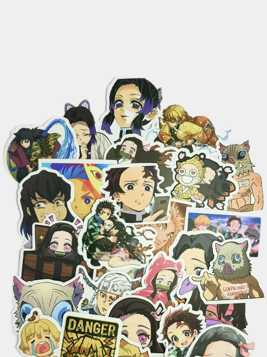 Stiker to'plami Anime Blade, Demon Slayer, 25-50 dona