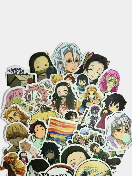 Stiker to'plami Anime Blade, Demon Slayer, 25-50 dona