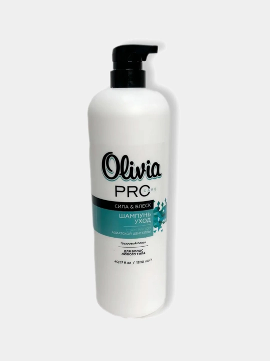 Shampun Olivia Pro Care Kuch va Yorqinlik, 1,2 litr