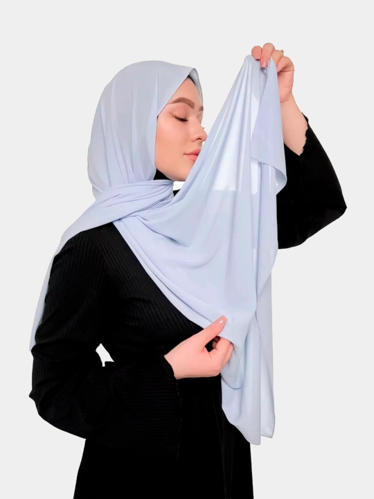 Ayollar sharfi va ro'moli, shifonli, hijob, haj va umra uchun mos