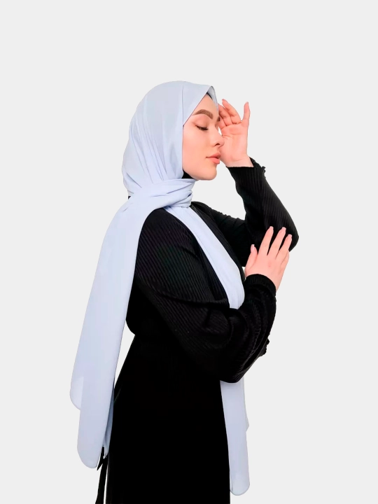 Ayollar sharfi va ro'moli, shifonli, hijob, haj va umra uchun mos