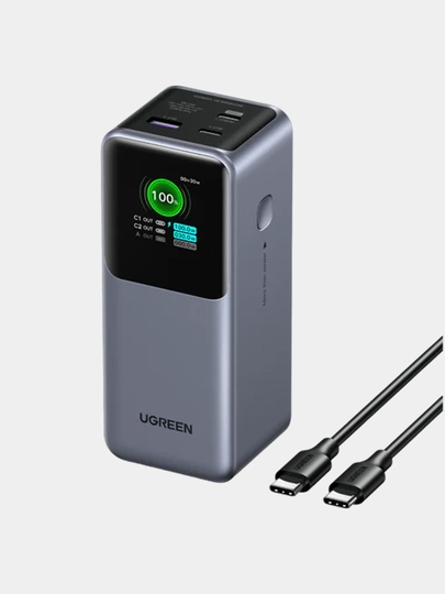 UGREEN Nexode Powerbank 130W 20000mAh – MacBook, iPhone va Samsung uchun tez zaryad 3