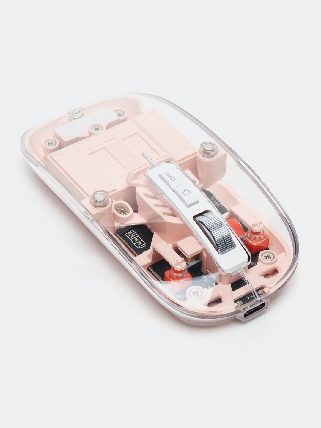 Беспроводная мышка M133, прозрачная, бесшумная, Bluetooth/2.4 ГГц ...