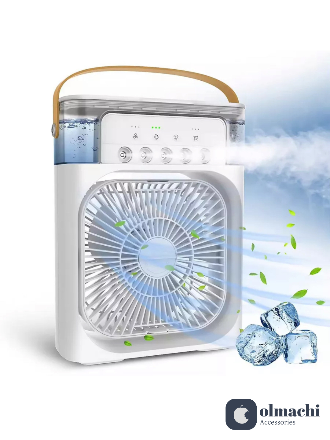 Портативный мини вентилятор-кондиционер, увлажнитель, очиститель и ...