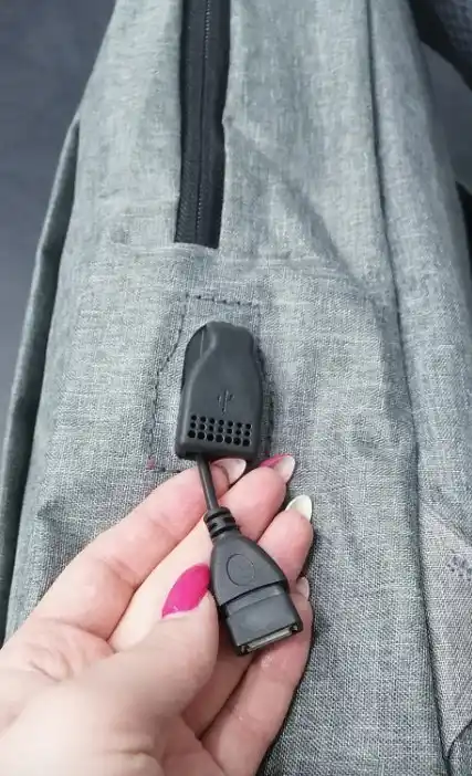Рюкзак многофункциональный для ноутбука и документов, с USB-портом для зарядки