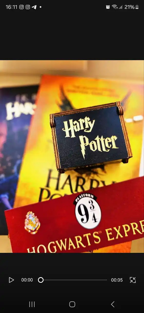 Garri Potter ohangli musiqa qutisi
